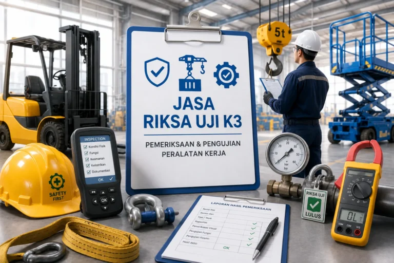 Jasa Riksa Uji K3 Pemeriksaan & Pengujian Peralatan Kerja